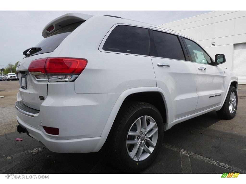2017 Grand Cherokee Overland 4x4 - Bright White / Black/Light Frost Beige photo #3