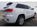 2017 Bright White Jeep Grand Cherokee Overland 4x4  photo #3