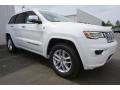 2017 Bright White Jeep Grand Cherokee Overland 4x4  photo #4