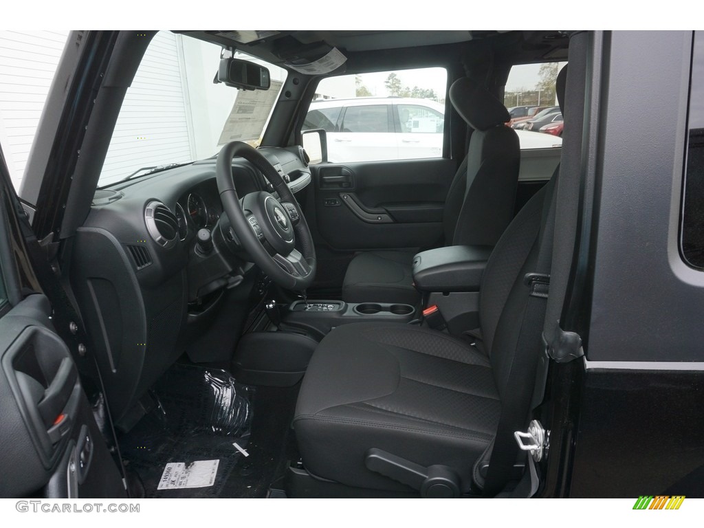 2017 Wrangler Sport 4x4 - Black / Black photo #6