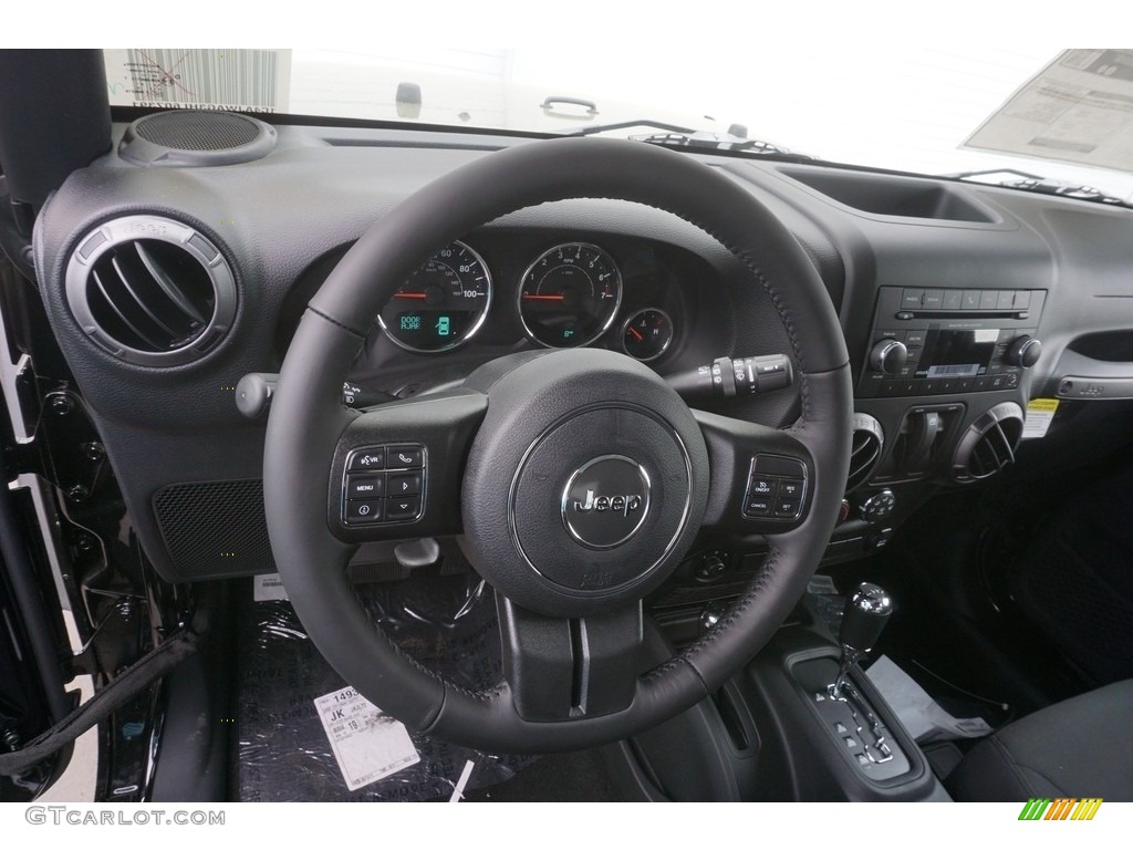 2017 Wrangler Sport 4x4 - Black / Black photo #7