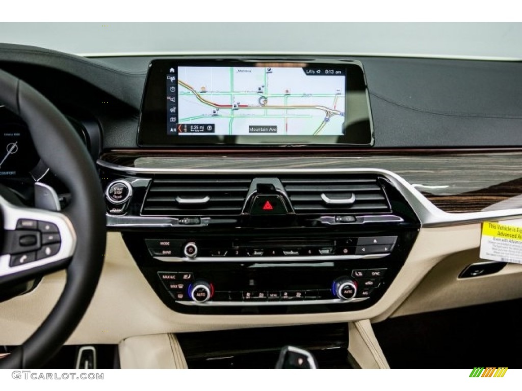 2017 5 Series 540i Sedan - Alpine White / Canberra Beige photo #5