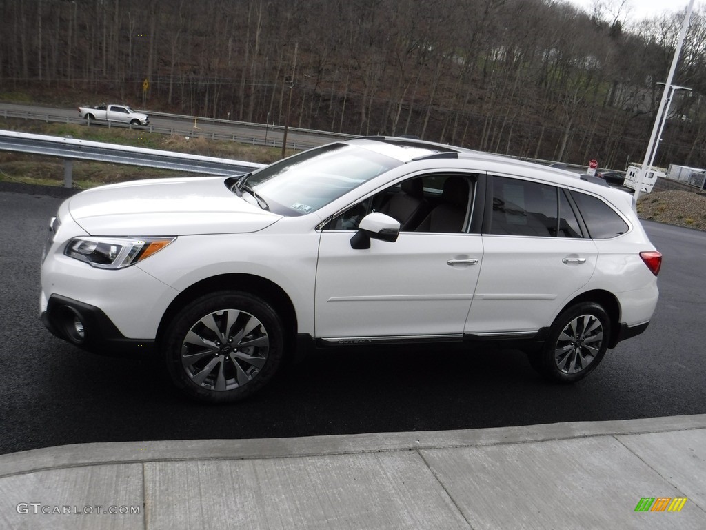 Crystal White Pearl 2017 Subaru Outback 2.5i Touring Exterior Photo #119557659