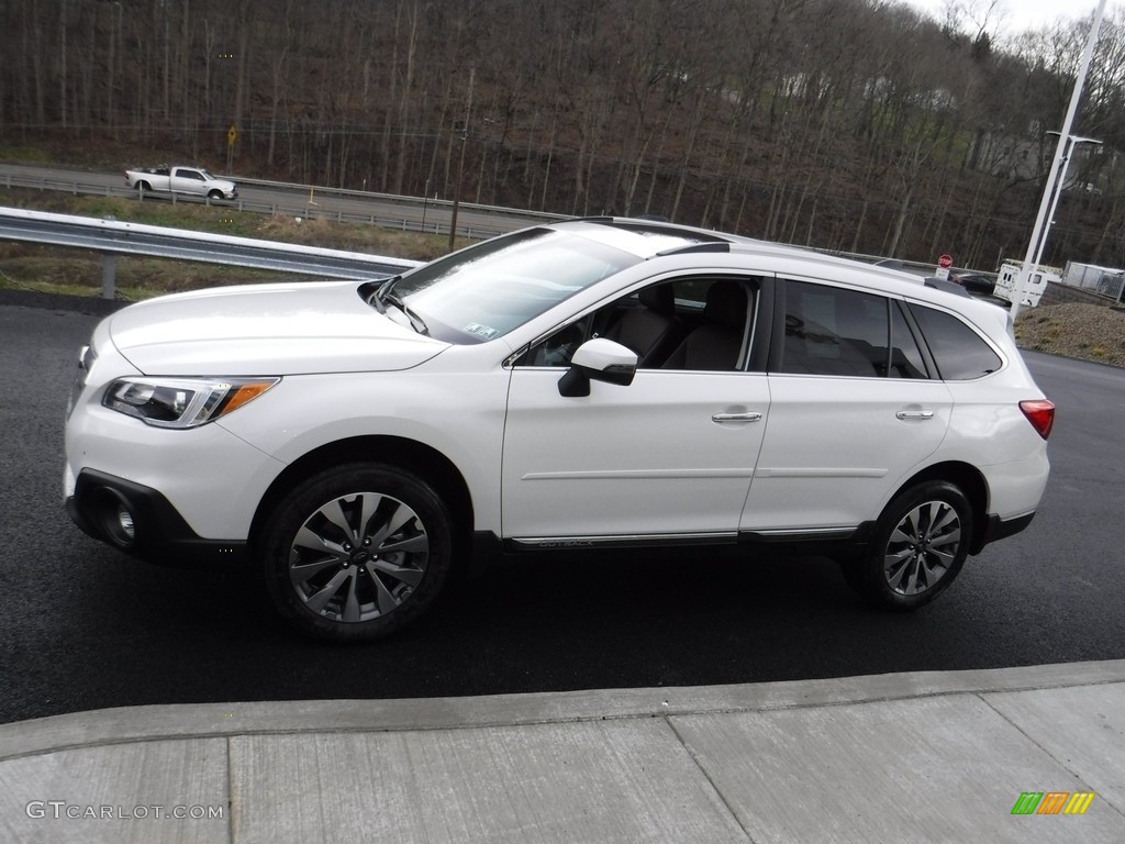 2017 Outback 2.5i Touring - Crystal White Pearl / Java Brown photo #7