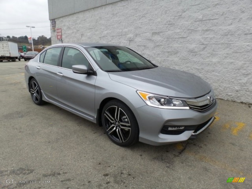 Lunar Silver Metallic 2017 Honda Accord Sport Special Edition Sedan Exterior Photo #119560572