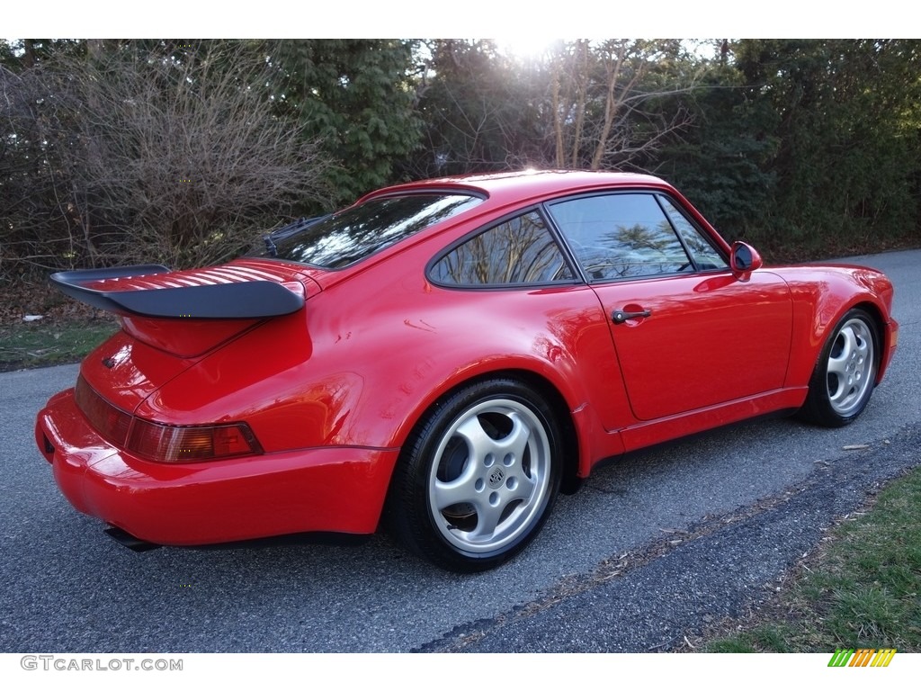 1992 911 Turbo Coupe - Guards Red / Cashmere Beige photo #6