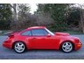 Guards Red 1992 Porsche 911 Turbo Coupe Exterior