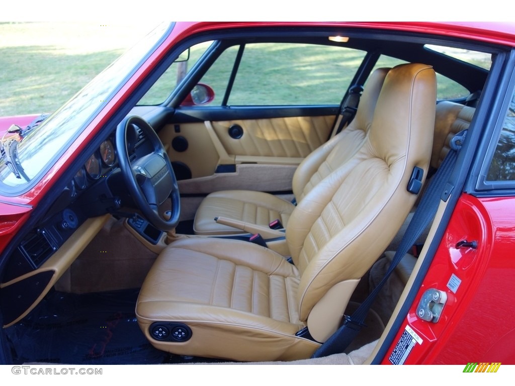 1992 Porsche 911 Turbo Coupe Front Seat Photo #119560905