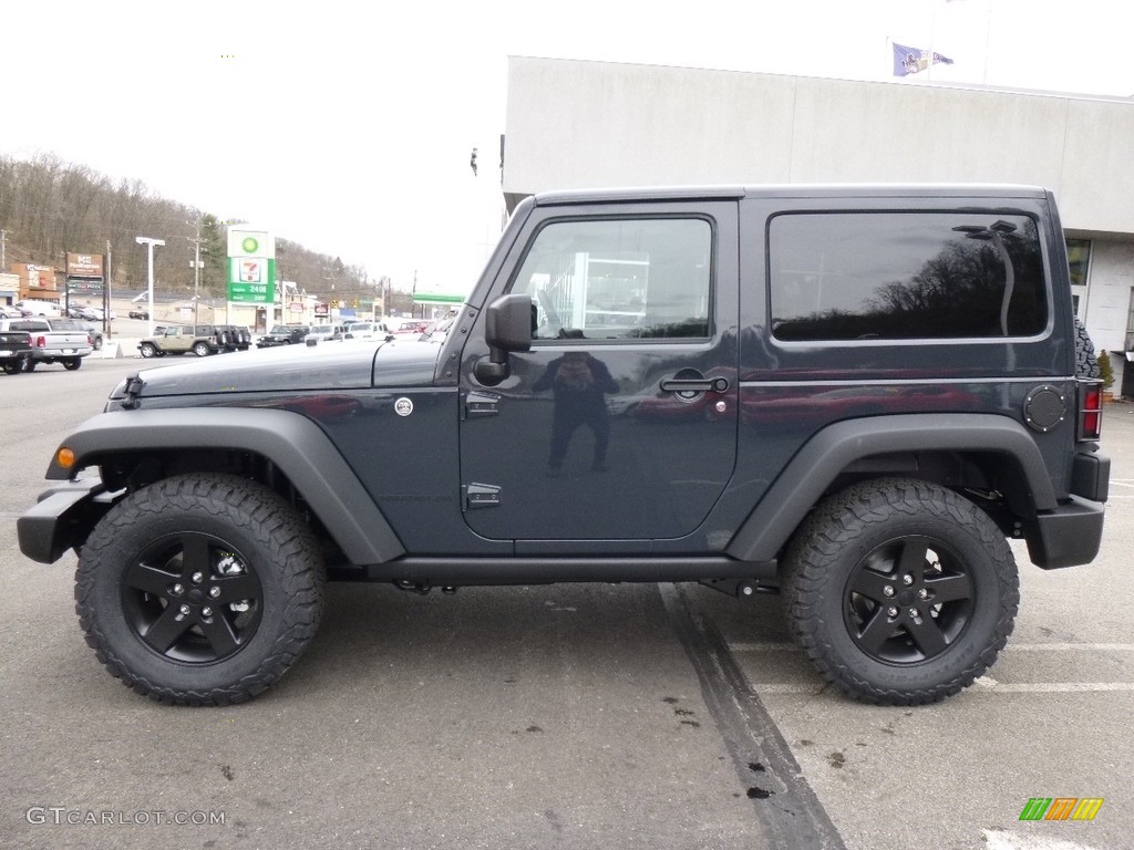 2017 Wrangler Sport 4x4 - Rhino / Black photo #2