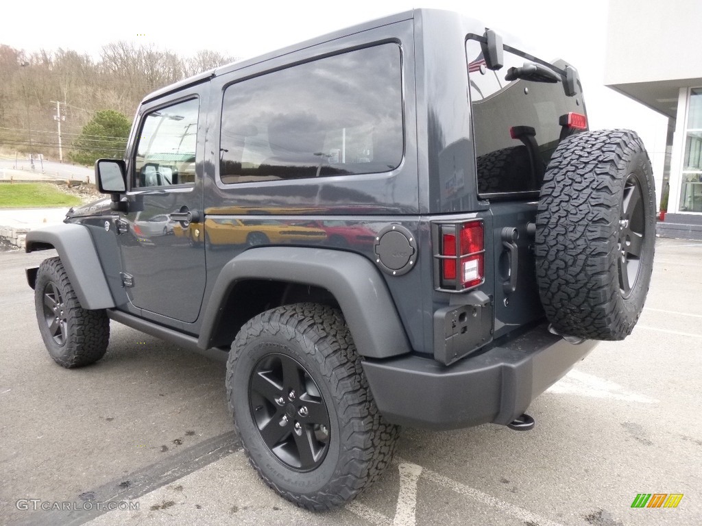 2017 Wrangler Sport 4x4 - Rhino / Black photo #3