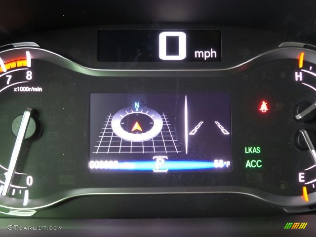 2017 Honda Ridgeline RTL-E AWD Black Edition Gauges Photo #119562279