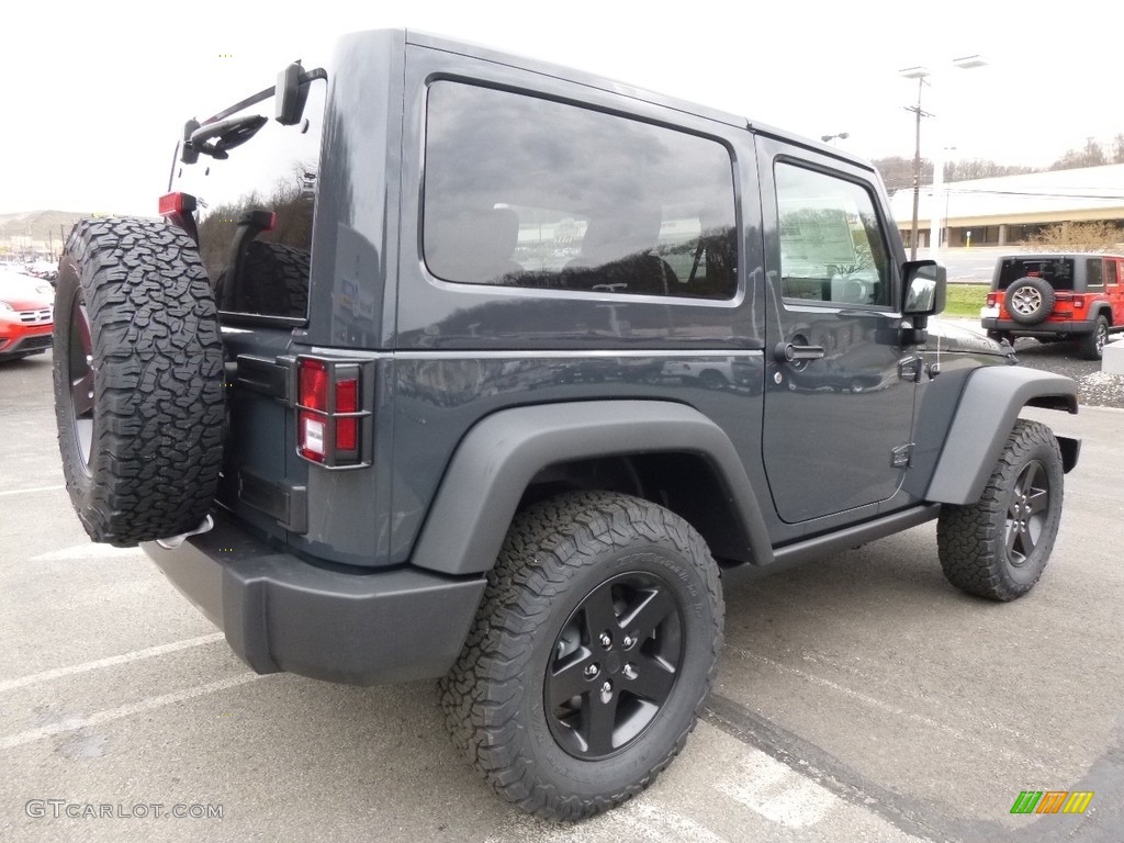2017 Wrangler Sport 4x4 - Rhino / Black photo #6