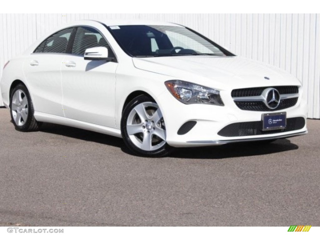 2017 CLA 250 4Matic Coupe - Cirrus White / Black photo #1