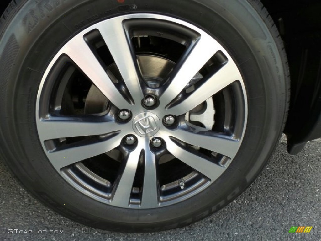 2017 Pilot EX-L AWD - Lunar Silver Metallic / Gray photo #3
