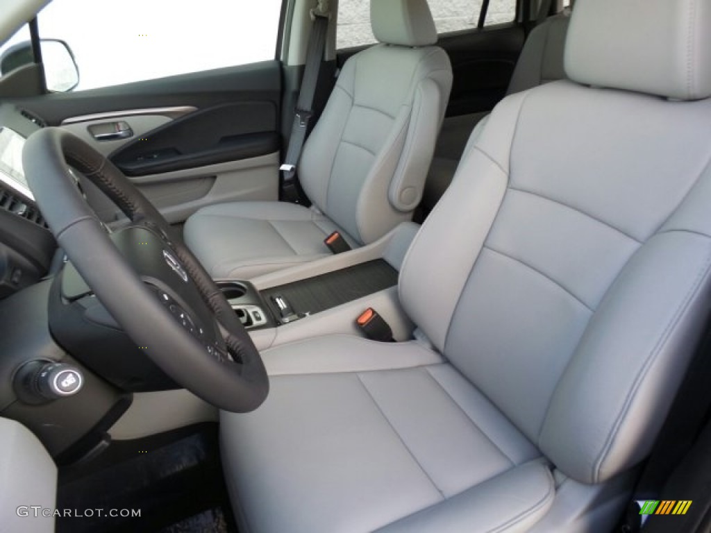 2017 Pilot EX-L AWD - Lunar Silver Metallic / Gray photo #10