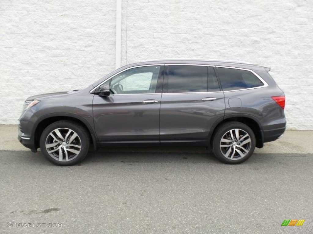 Modern Steel Metallic 2017 Honda Pilot Touring AWD Exterior Photo #119563836