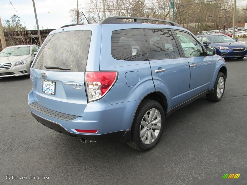 2012 Forester 2.5 X Premium - Ice Blue Metallic / Platinum photo #6