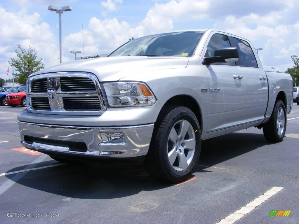 2009 Ram 1500 Big Horn Edition Crew Cab - Bright Silver Metallic / Dark Slate/Medium Graystone photo #1