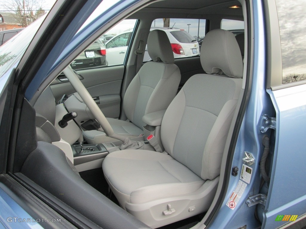 2012 Forester 2.5 X Premium - Ice Blue Metallic / Platinum photo #15