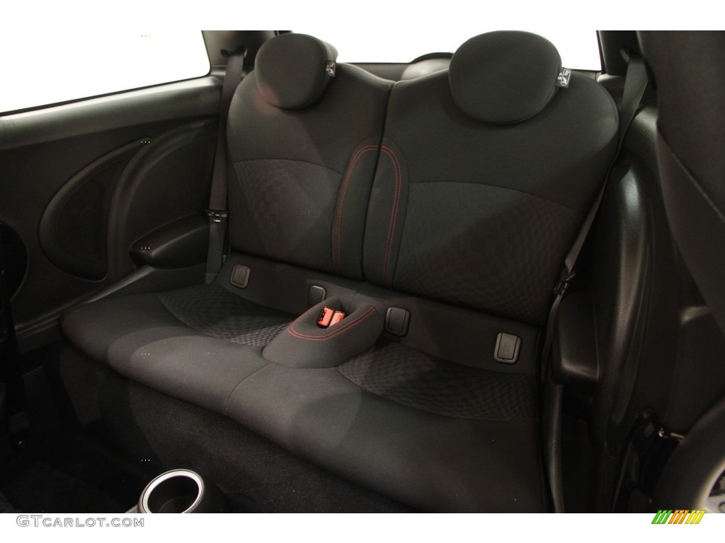 2013 Cooper S Hardtop - Midnight Black Metallic / John Cooper Works Black Checkered Cloth photo #15