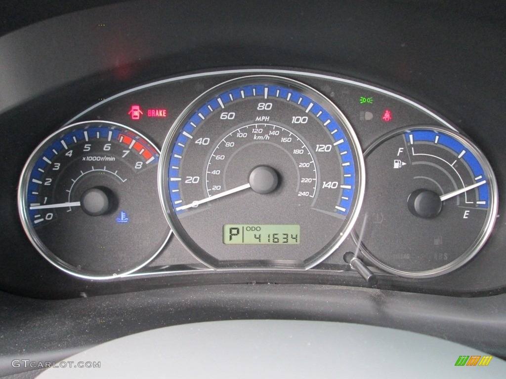 2012 Forester 2.5 X Premium - Ice Blue Metallic / Platinum photo #29