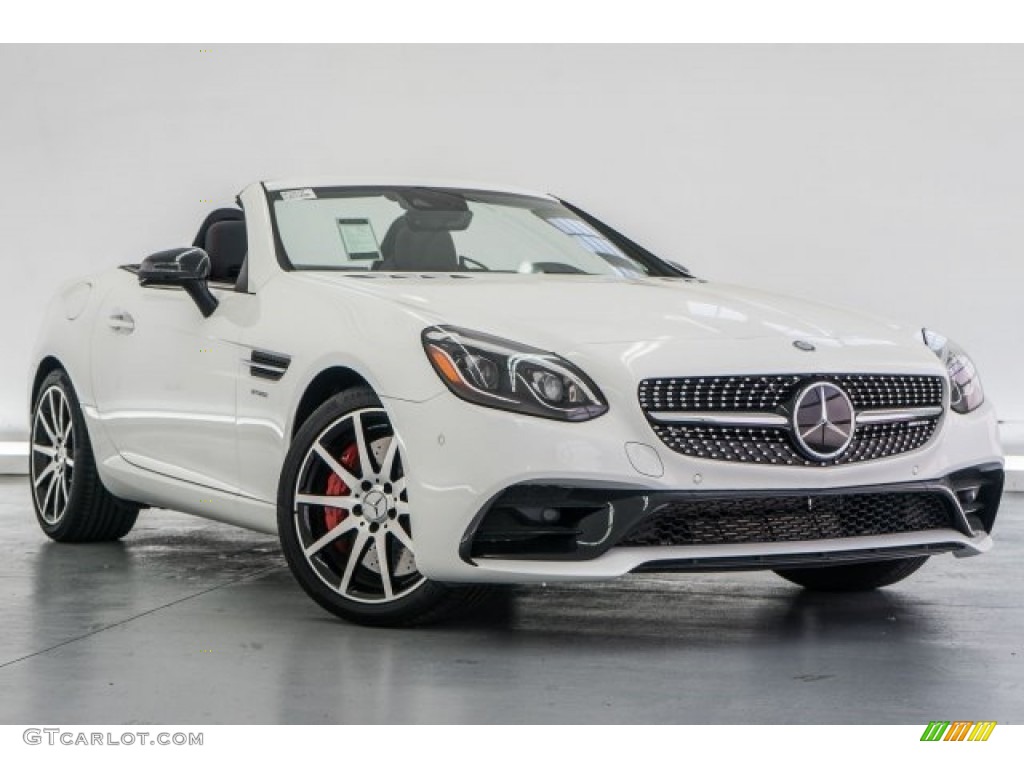 Polar White 2017 Mercedes-Benz SLC 43 AMG Roadster Exterior Photo #119566347