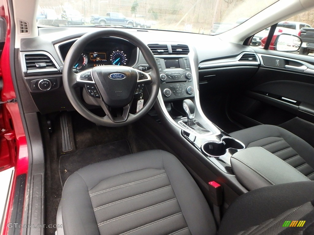 2015 Fusion SE - Ruby Red Metallic / Charcoal Black photo #17