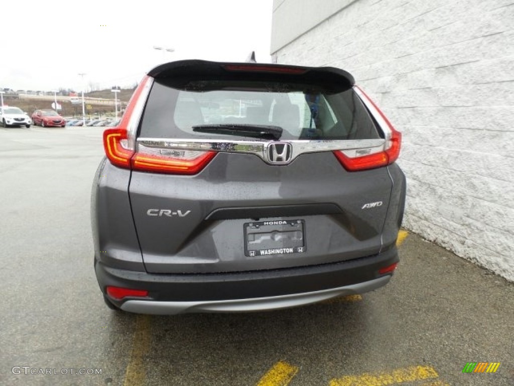 2017 CR-V LX AWD - Modern Steel Metallic / Gray photo #7