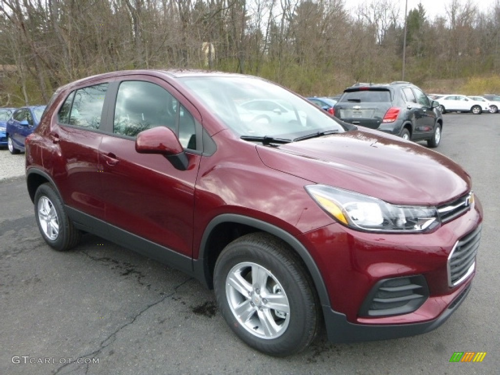 2017 Trax LS AWD - Crimson Metallic / Jet Black photo #7