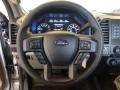 Earth Gray 2017 Ford F150 XL SuperCab 4x4 Steering Wheel