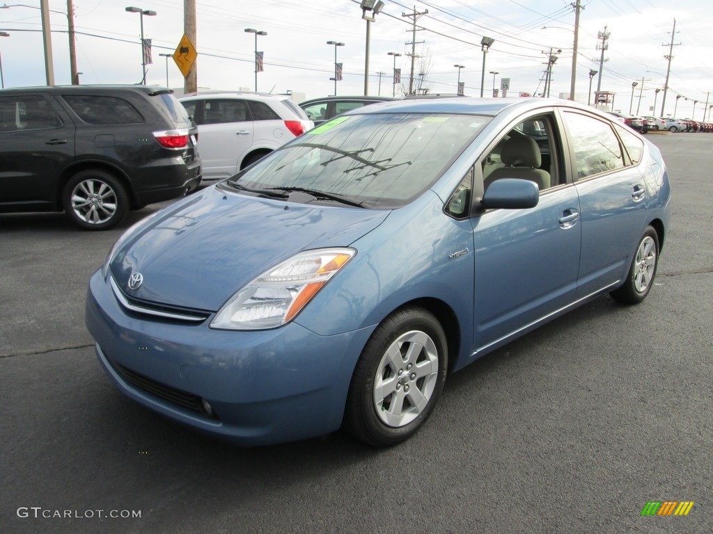 2008 Prius Hybrid Touring - Seaside Blue Pearl / Bisque photo #2