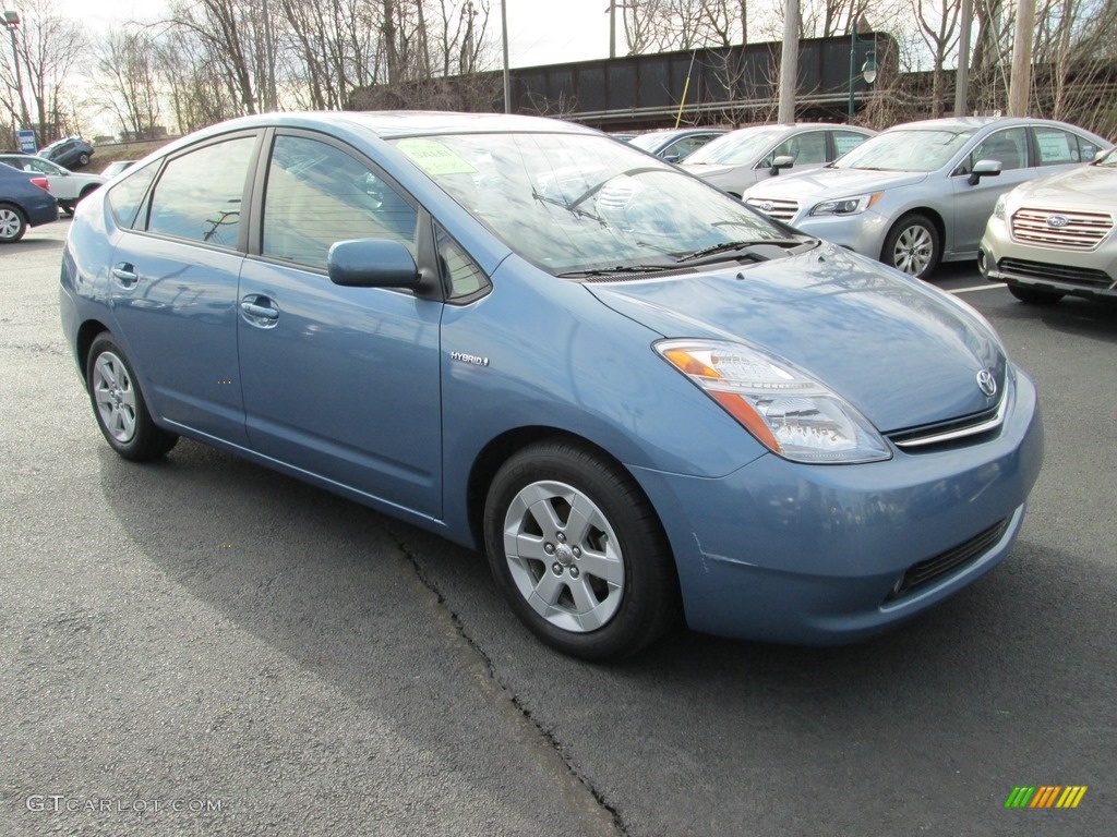 2008 Prius Hybrid Touring - Seaside Blue Pearl / Bisque photo #4