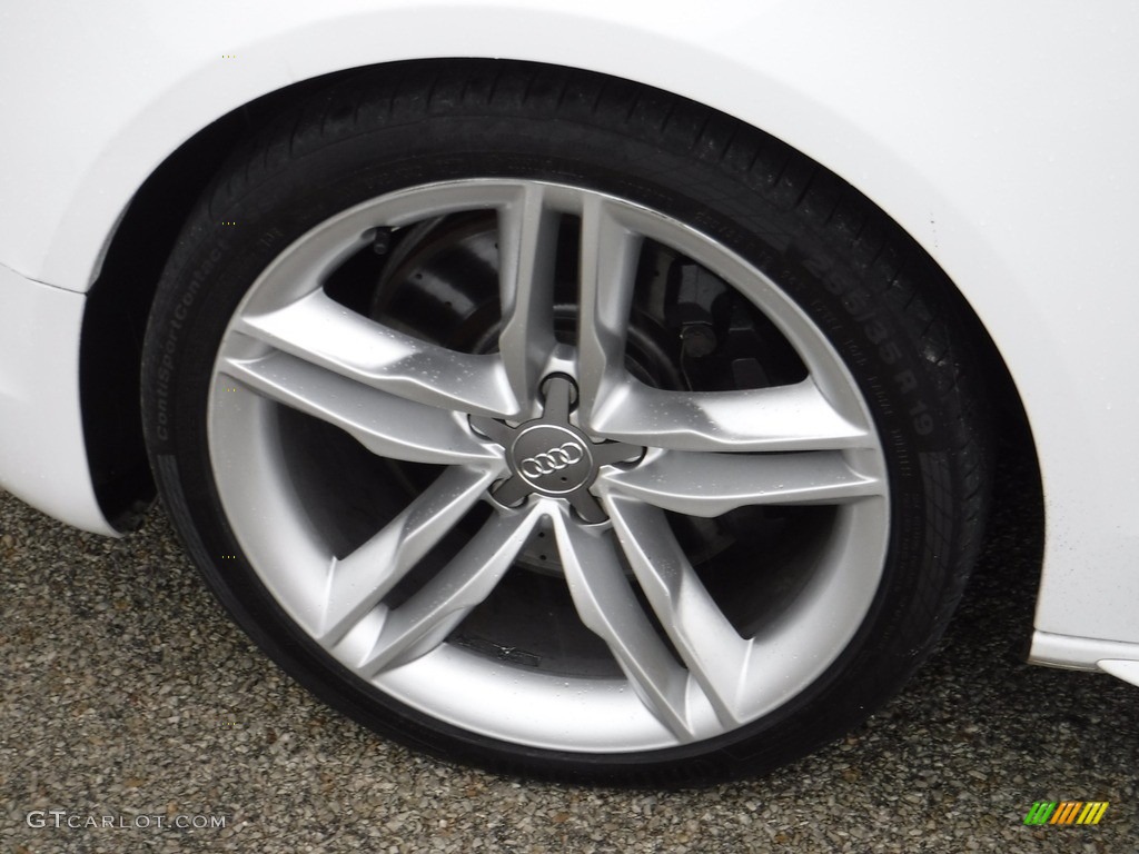 2012 S5 3.0 TFSI quattro Cabriolet - Glacier White Metallic / Black/Magma Red photo #3