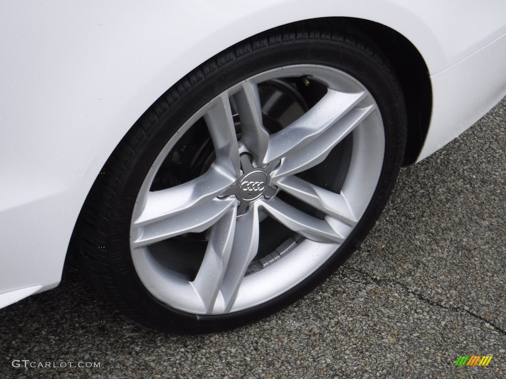 2012 S5 3.0 TFSI quattro Cabriolet - Glacier White Metallic / Black/Magma Red photo #4