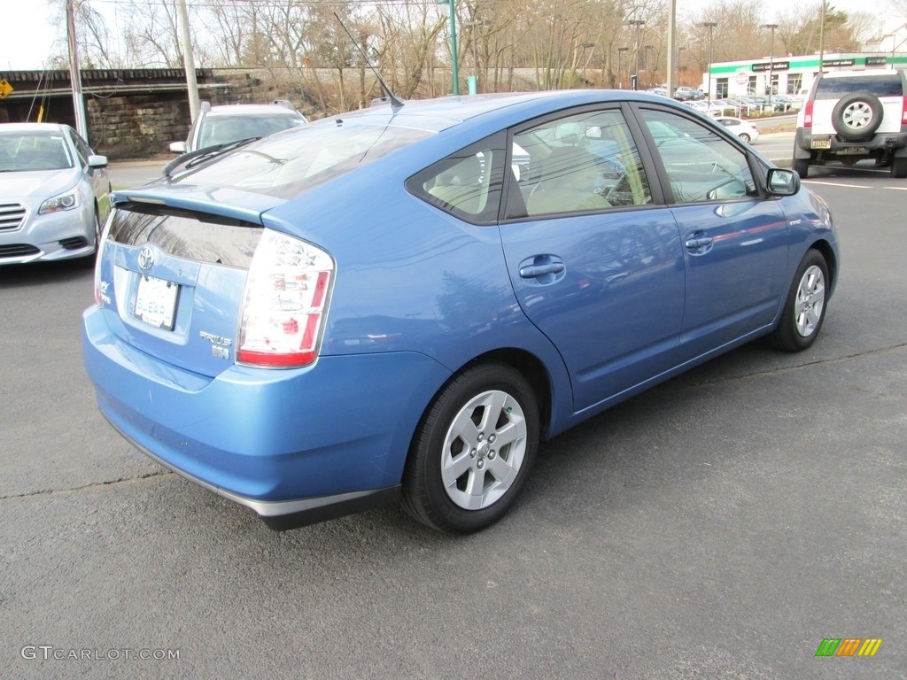 2008 Prius Hybrid Touring - Seaside Blue Pearl / Bisque photo #6