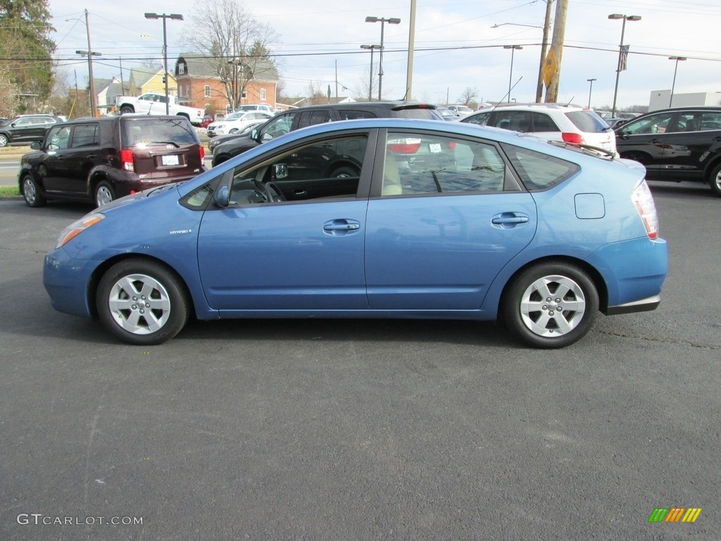 2008 Prius Hybrid Touring - Seaside Blue Pearl / Bisque photo #9