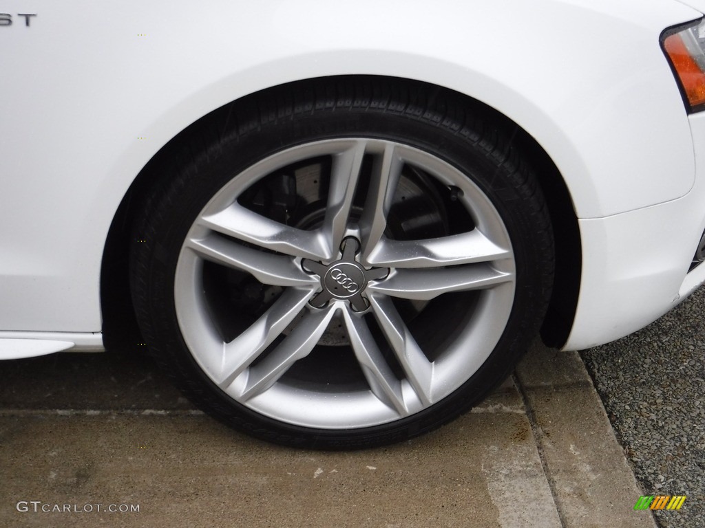 2012 S5 3.0 TFSI quattro Cabriolet - Glacier White Metallic / Black/Magma Red photo #10