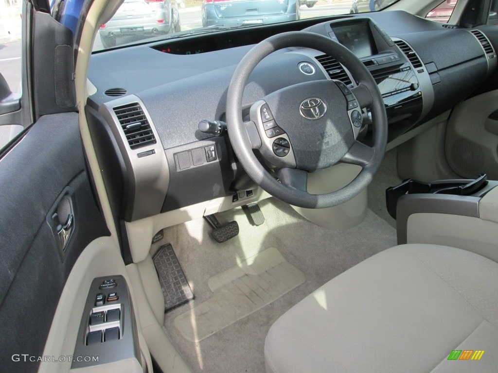 2008 Prius Hybrid Touring - Seaside Blue Pearl / Bisque photo #11