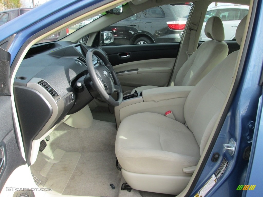 2008 Prius Hybrid Touring - Seaside Blue Pearl / Bisque photo #12
