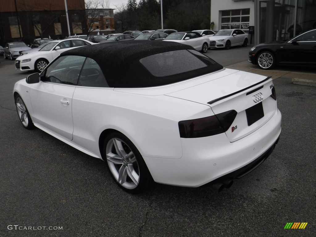 2012 S5 3.0 TFSI quattro Cabriolet - Glacier White Metallic / Black/Magma Red photo #15