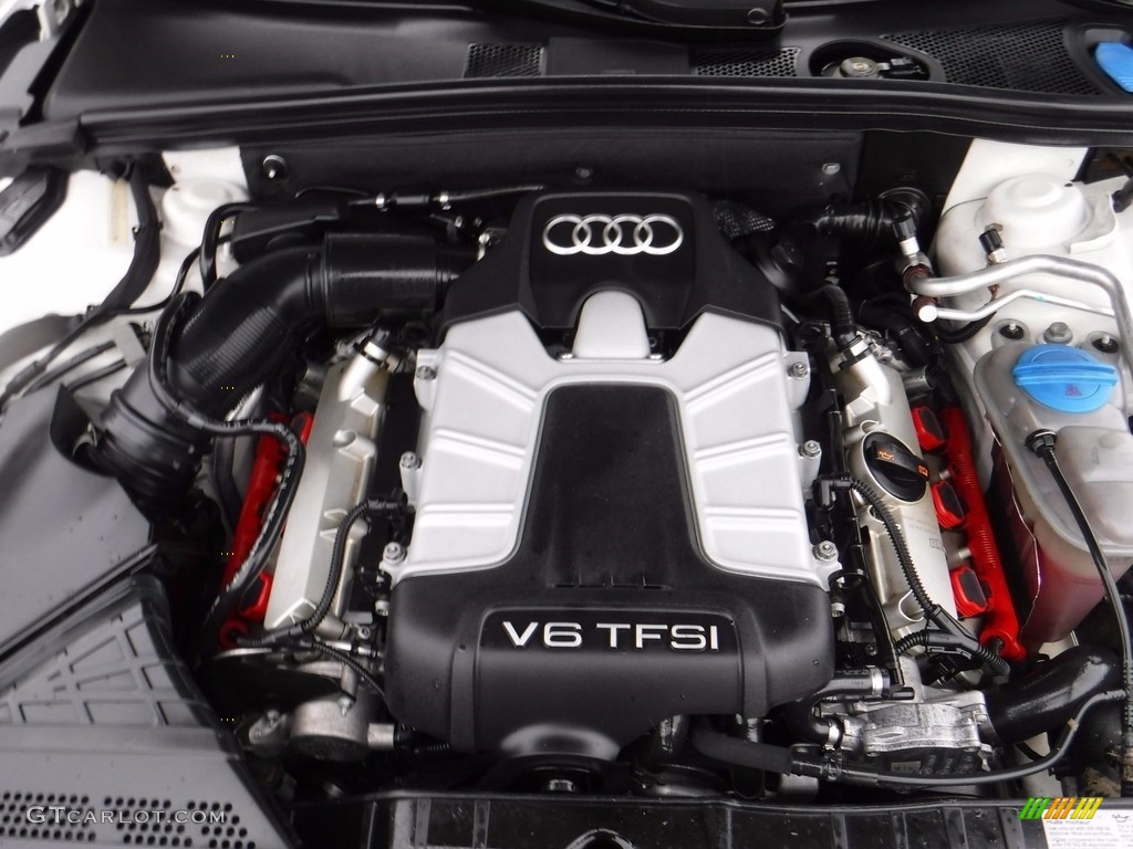 2012 S5 3.0 TFSI quattro Cabriolet - Glacier White Metallic / Black/Magma Red photo #16