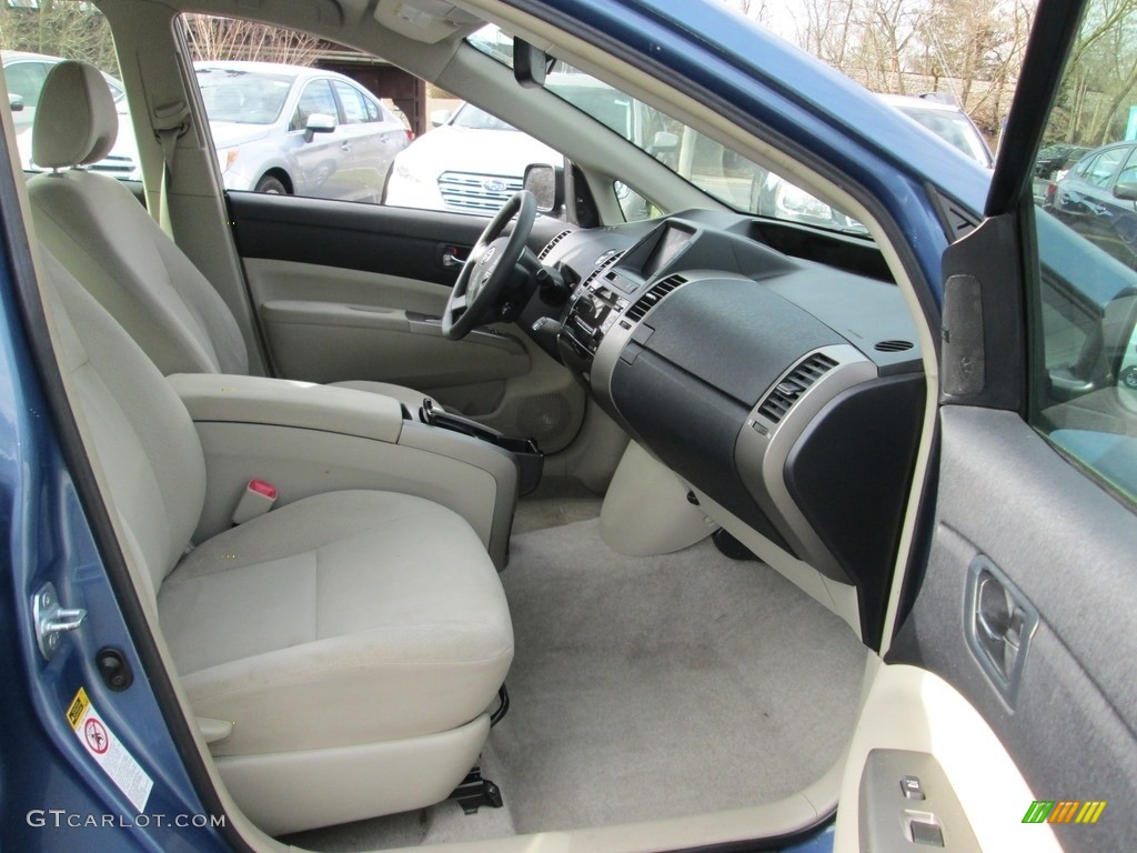 2008 Prius Hybrid Touring - Seaside Blue Pearl / Bisque photo #17