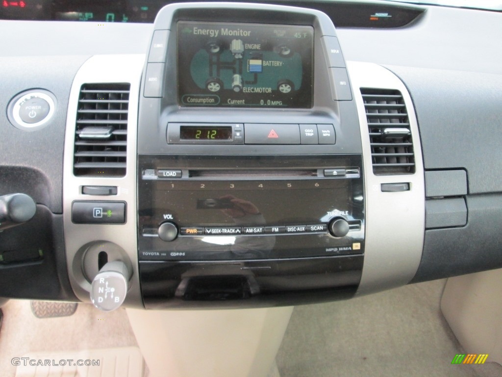 2008 Prius Hybrid Touring - Seaside Blue Pearl / Bisque photo #24