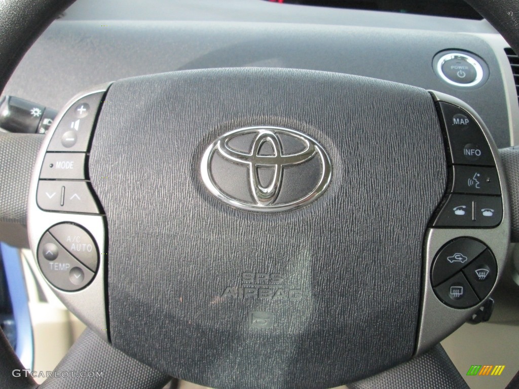2008 Prius Hybrid Touring - Seaside Blue Pearl / Bisque photo #25