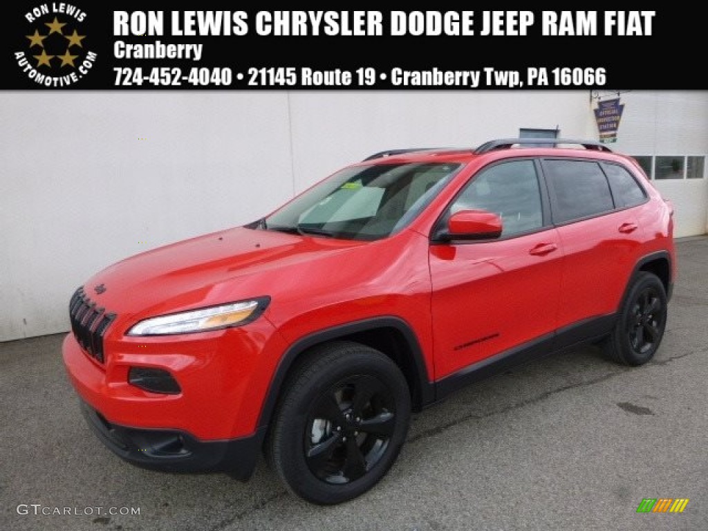 2017 Cherokee Limited 4x4 - Firecracker Red / Black photo #1