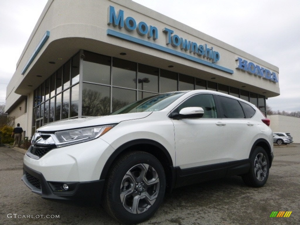 2017 CR-V EX-L AWD - White Diamond Pearl / Ivory photo #1