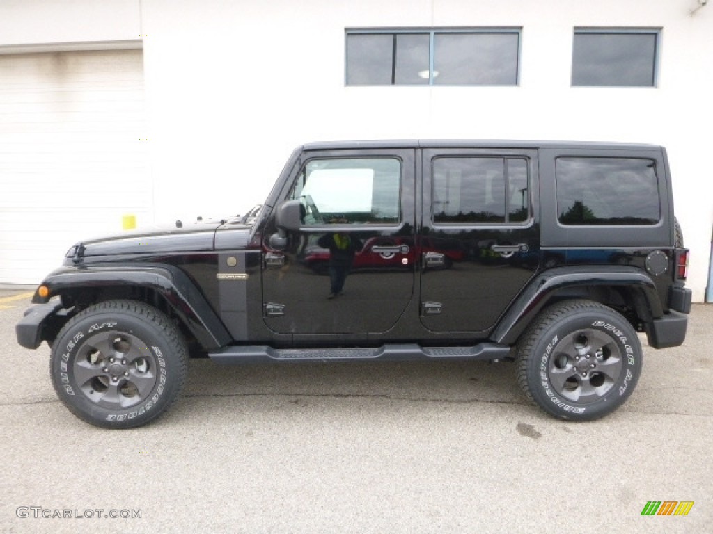 Black 2017 Jeep Wrangler Unlimited Freedom Edition 4x4 Exterior Photo #119572092