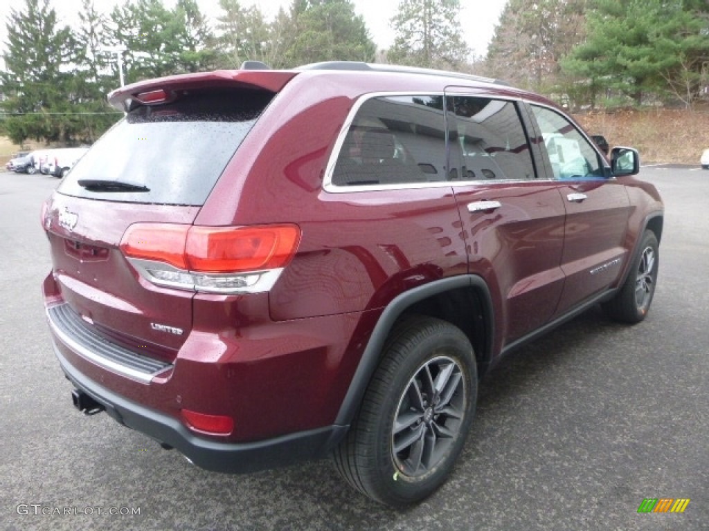 2017 Grand Cherokee Limited 4x4 - Velvet Red Pearl / Black photo #5