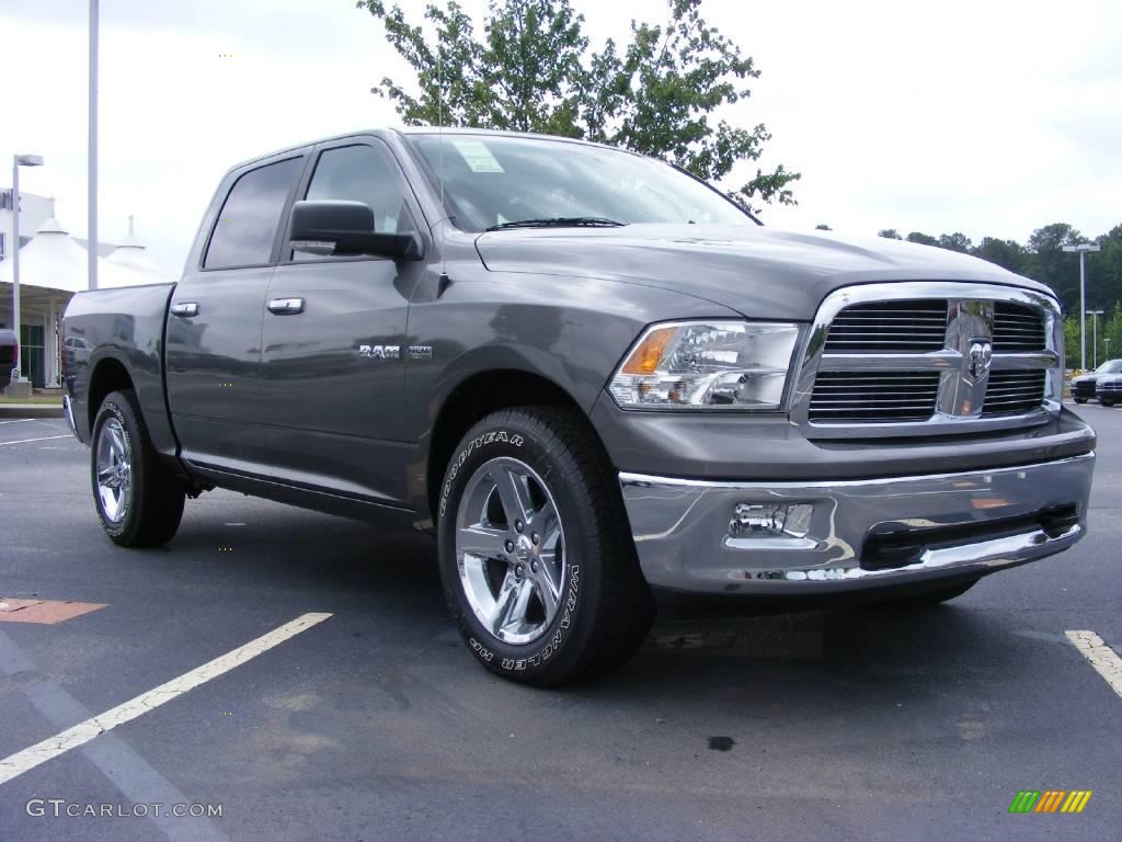 2009 Ram 1500 Big Horn Edition Crew Cab - Mineral Gray Metallic / Dark Slate/Medium Graystone photo #4