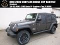 2017 Granite Crystal Metallic Jeep Wrangler Unlimited Sport 4x4  photo #1